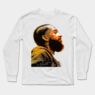 Nipsey Motivation Legend Long Sleeve T-Shirt